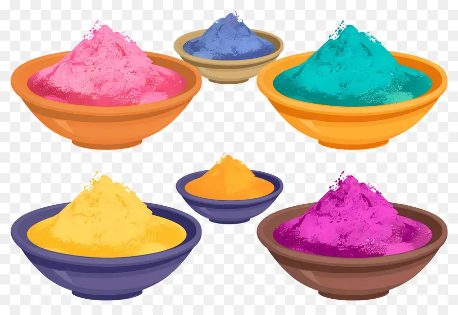 Fundo Holi，Pó Colorido PNG