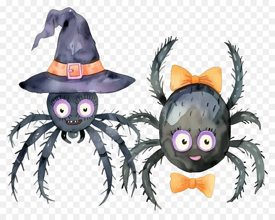 Aranhas De Halloween，Chapéus PNG