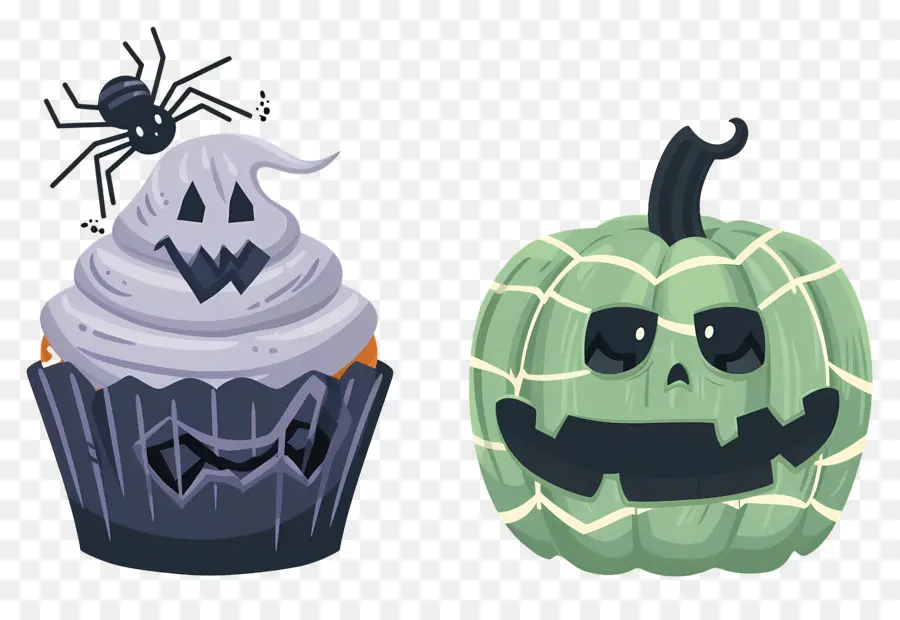 Bolinhos De Halloween，Fantasma PNG