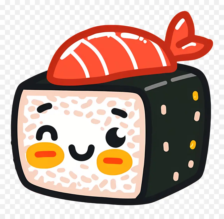 Sushi Fofo，Bloco De Sushi PNG