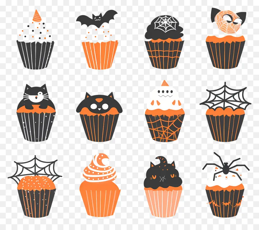 Bolinhos De Halloween，Gato PNG