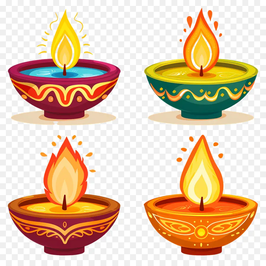 Vela Diwali，Diy Decorativo PNG