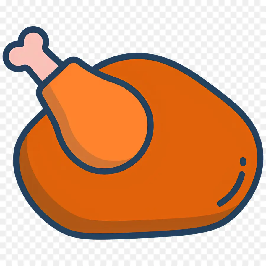 Comida De Frango，Perna De Frango De Desenho Animado PNG