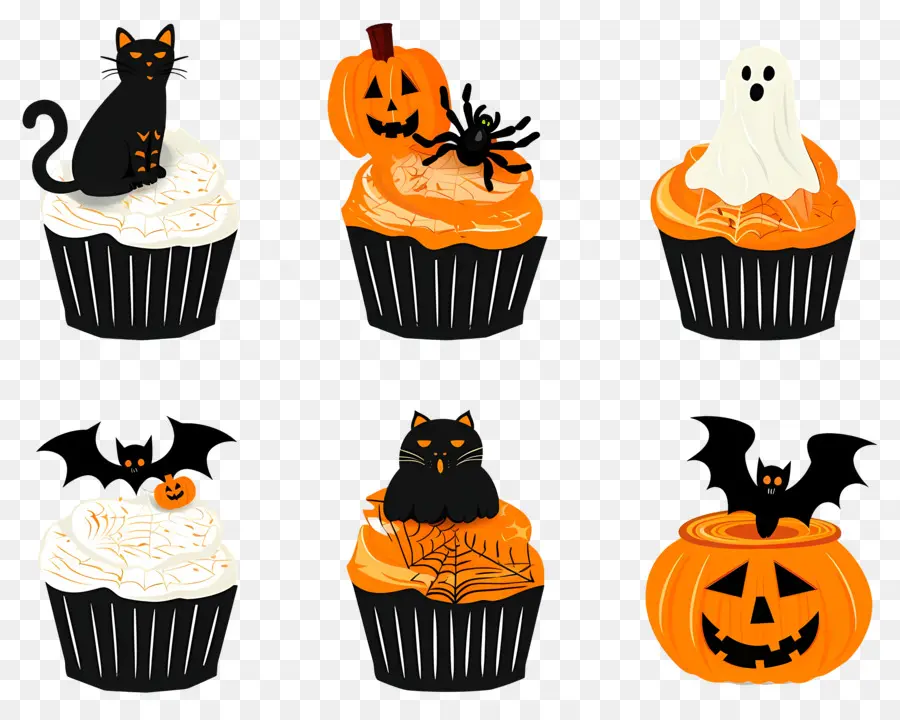 Bolinhos De Halloween，Gato PNG