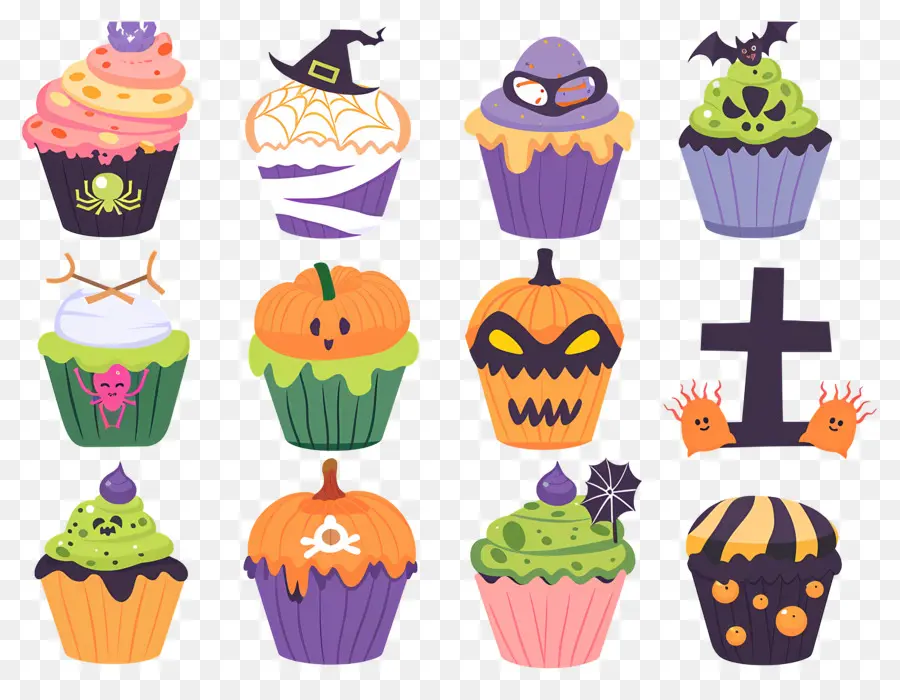 Bolinhos De Halloween，Gato PNG