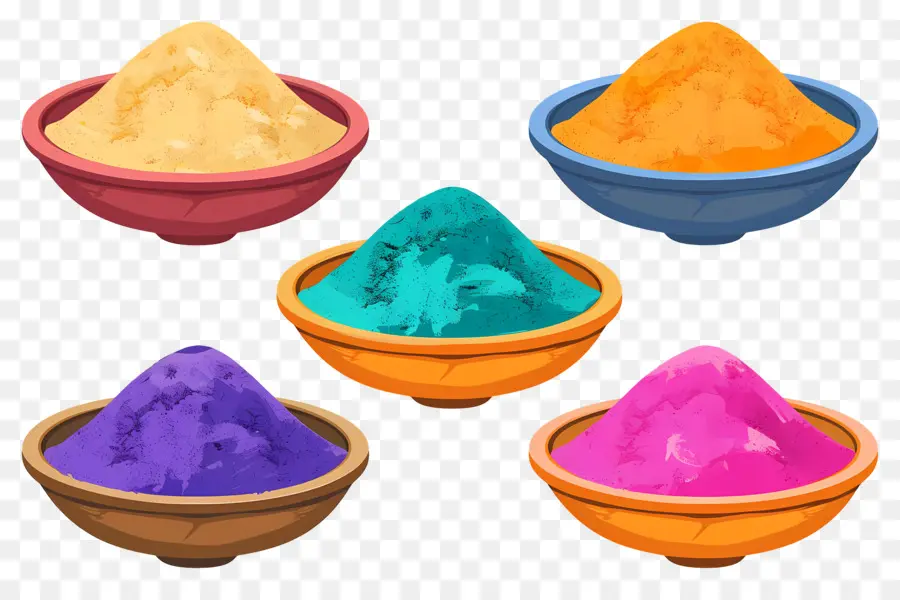 Fundo Holi，Pó Colorido PNG