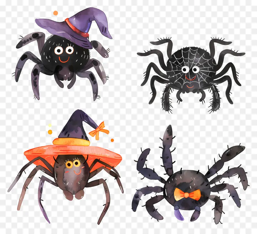 Aranhas De Halloween，Aranhas Assustadoras PNG