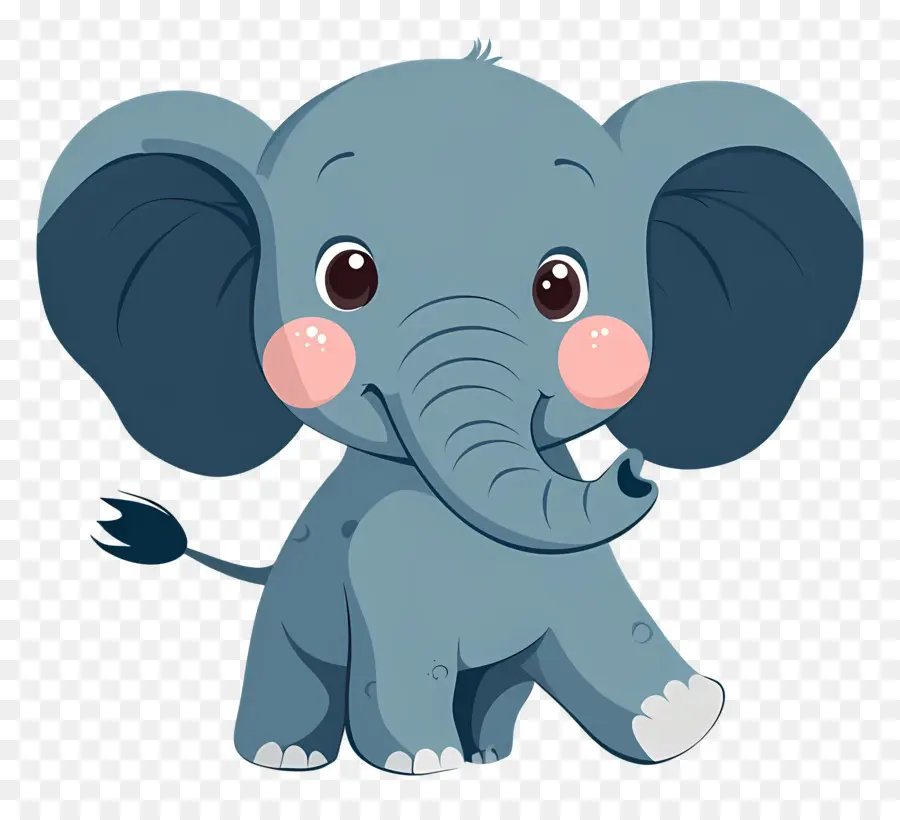 Bebê Elefante，Elefante Fofo PNG