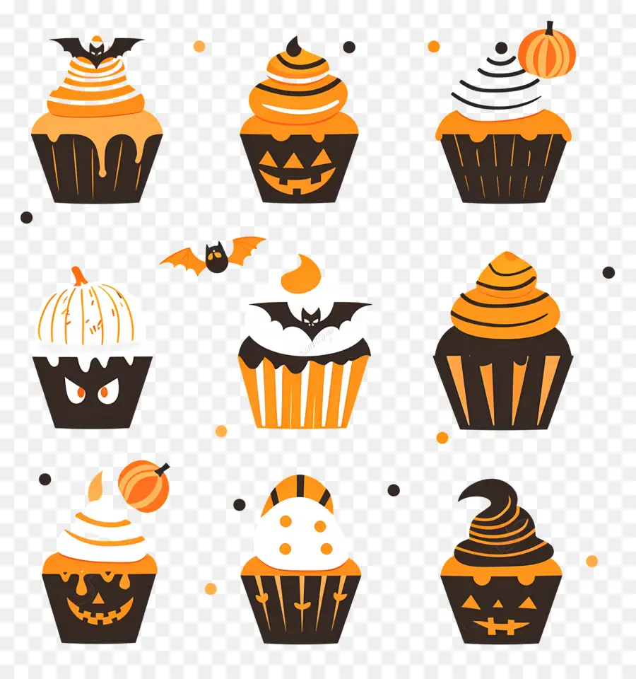 Bolinhos De Halloween，Sobremesa PNG