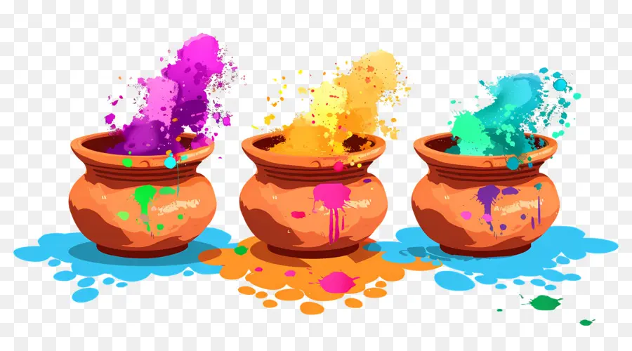 Fundo Holi，Pós Coloridos PNG