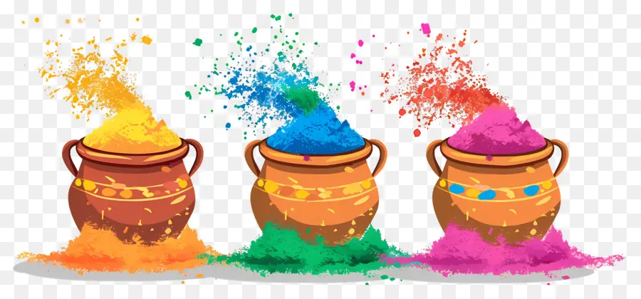 Fundo Holi，Pós Coloridos PNG