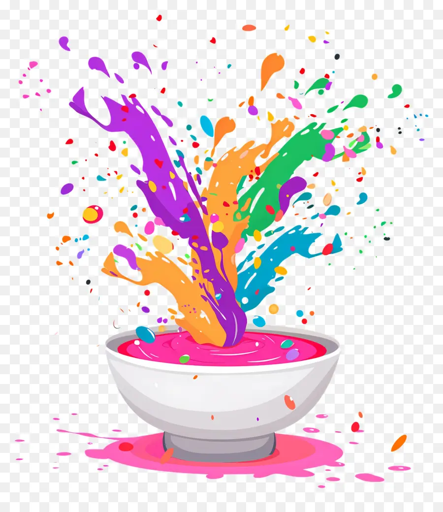 Fundo Holi，Pós Coloridos PNG