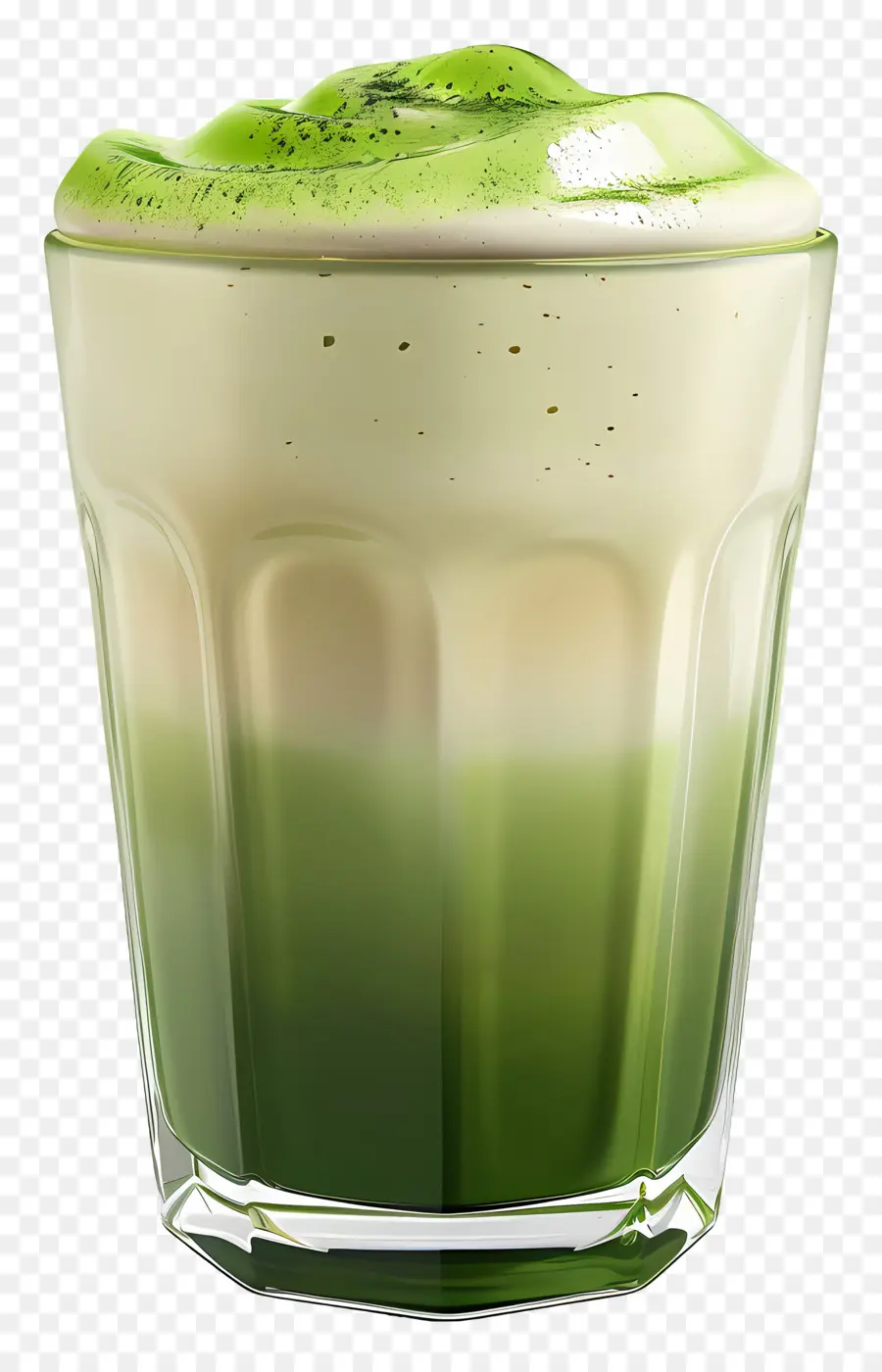 Matcha Latte，Matcha Café Com Leite PNG