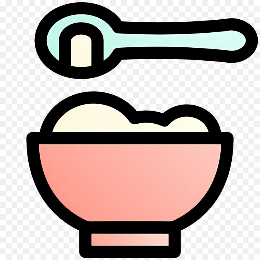 Comida Para Bebê，Tigela Com Colher PNG