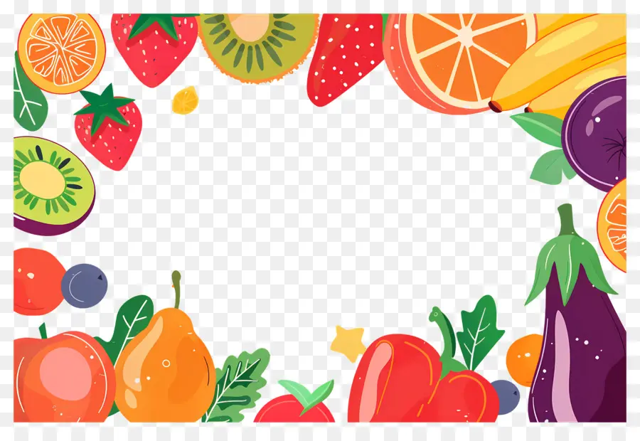 Fundo Alimentar，Doodles De Vegetais PNG