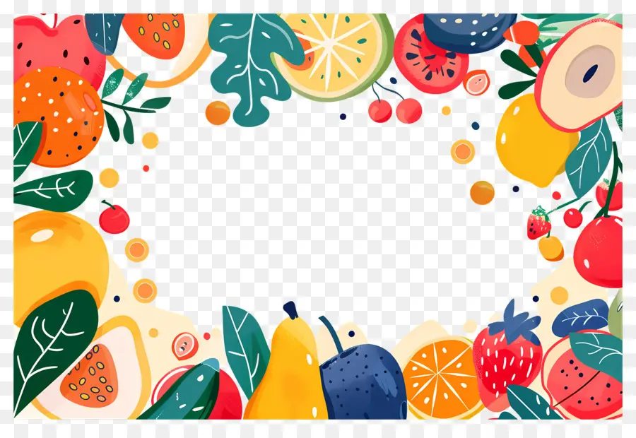 Fundo Alimentar，Quadro De Frutas PNG