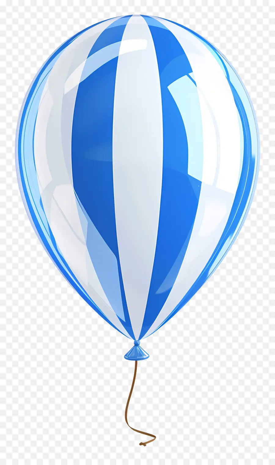 Balão Único，Balão Azul PNG