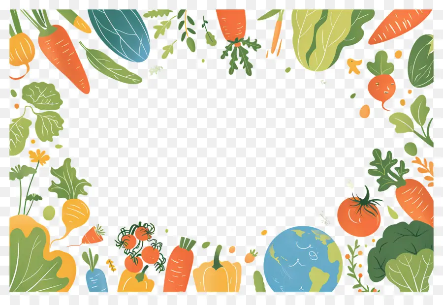 Fundo Alimentar，Terra E Vegetais PNG