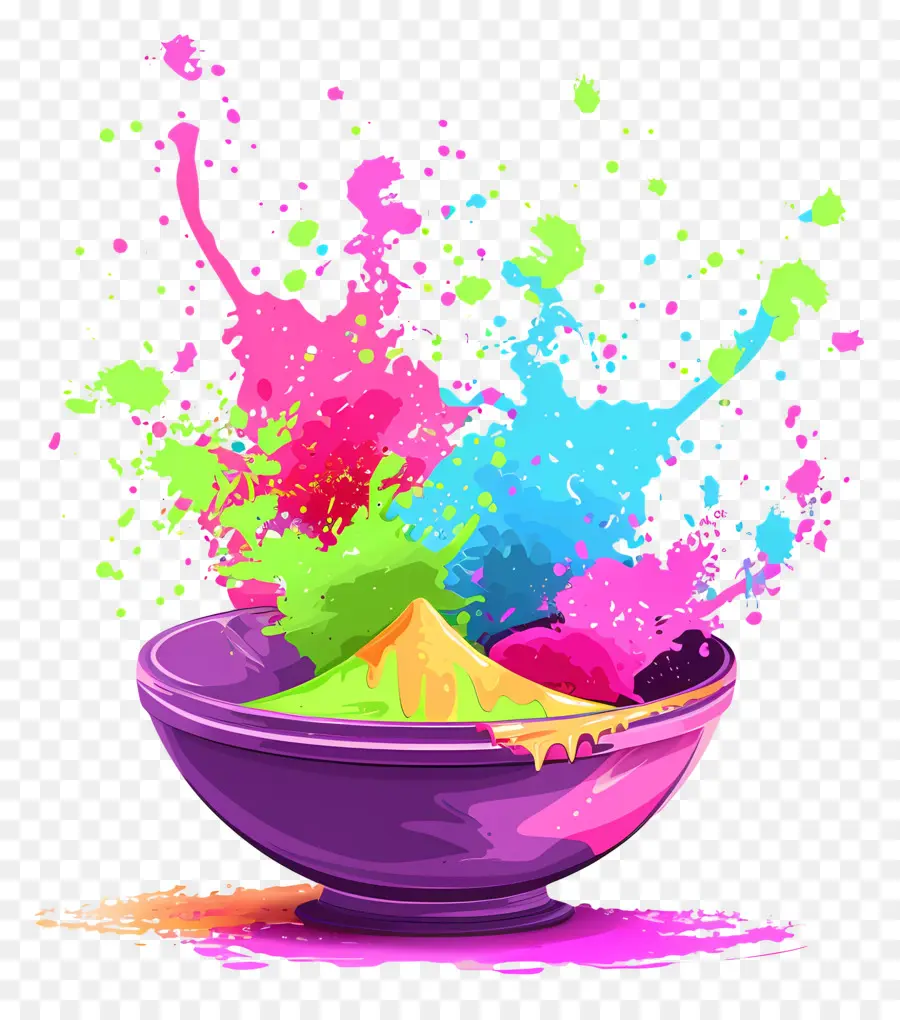 Fundo Holi，Pós Coloridos PNG