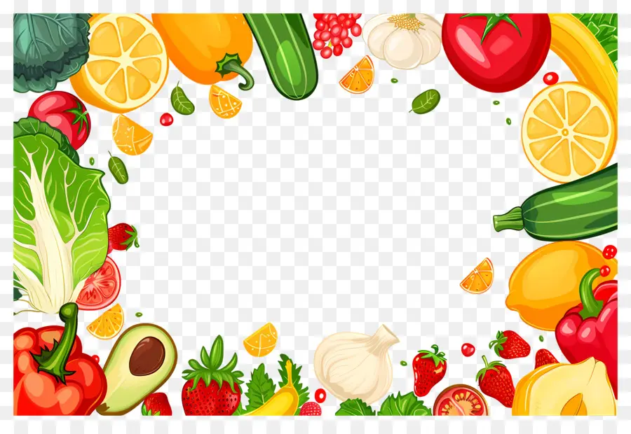 Fundo Alimentar，Frutas E Legumes PNG