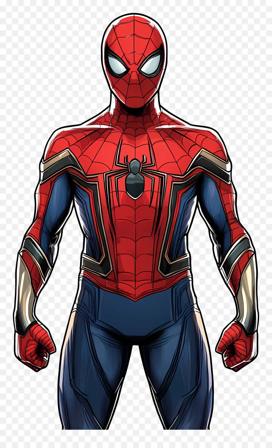 Homem Aranha Em Pé，Homem Aranha De Desenho Animado PNG