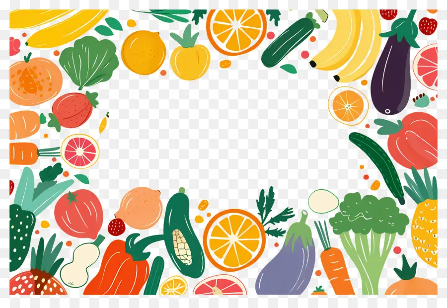 Fundo Alimentar，Frutas E Legumes PNG