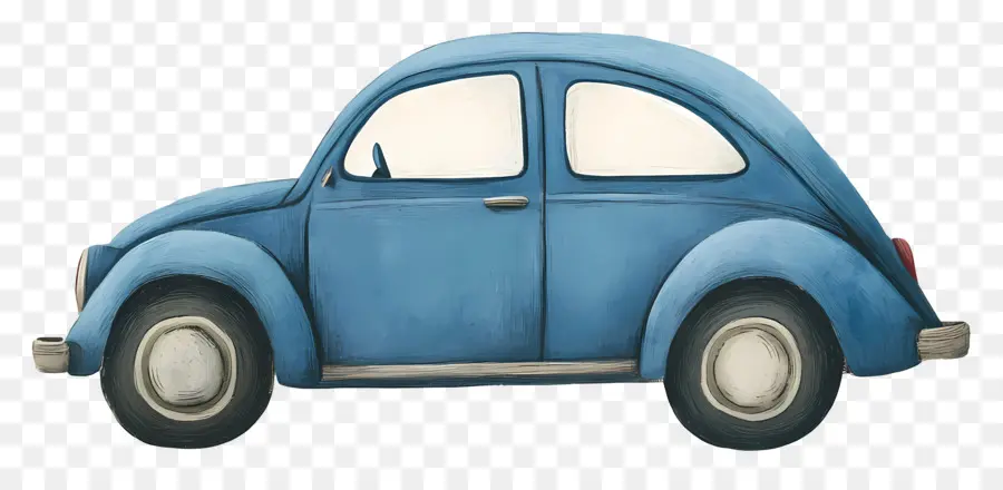 Carro De Desenho Animado，Carro Azul PNG