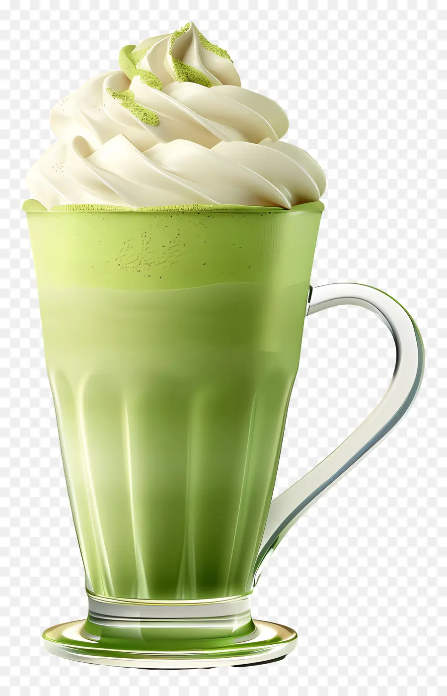 Matcha Latte，Copo Matcha Alto PNG