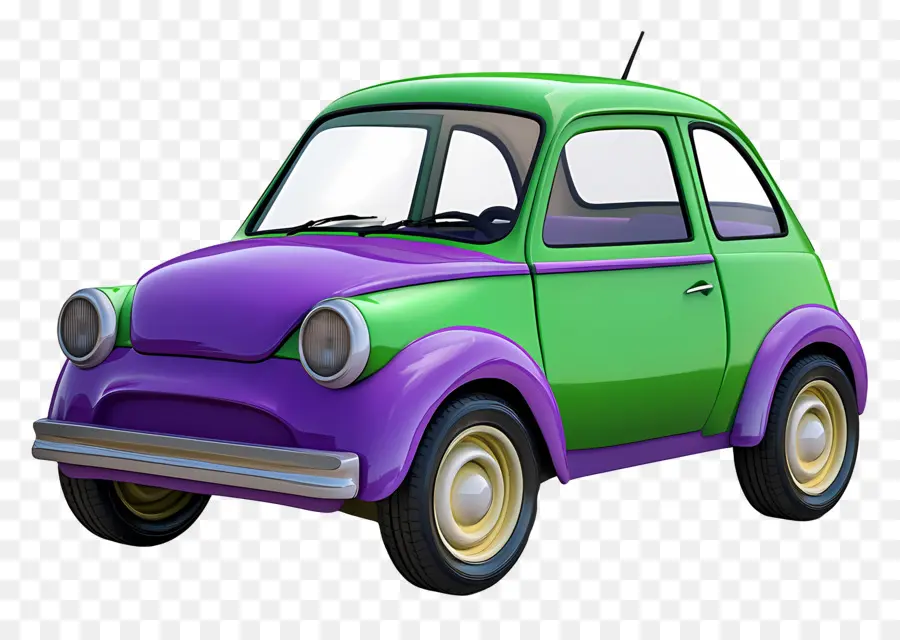 Carro De Desenho Animado，Carro Verde PNG