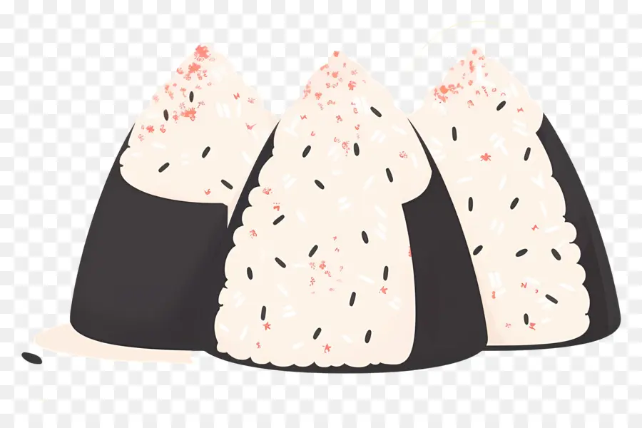 Umeboshi Onigiri，Ilustração De Onigiri PNG