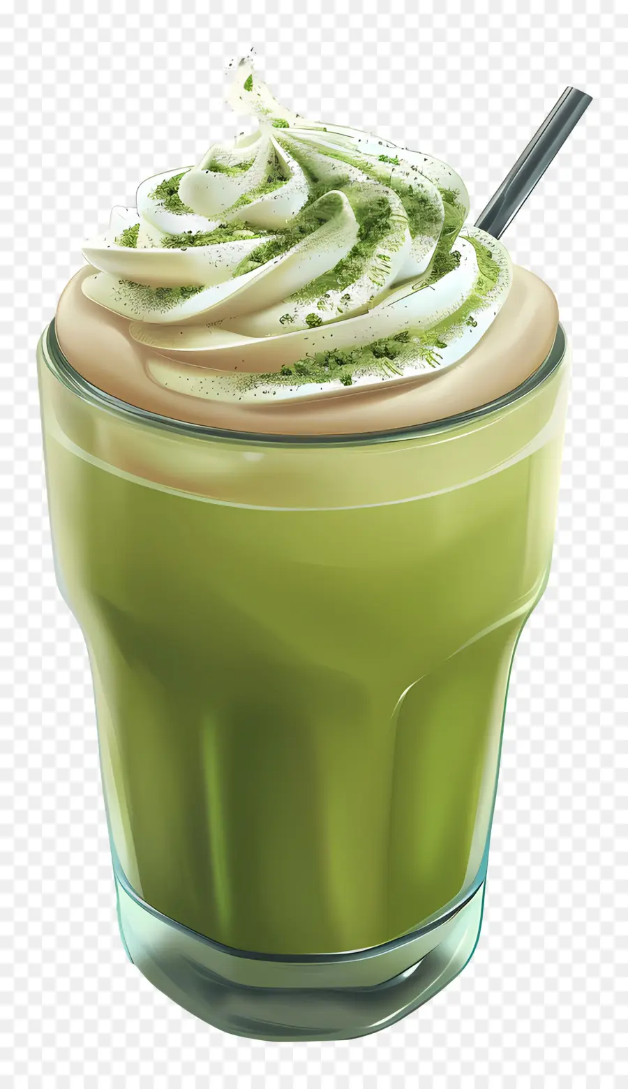 Matcha Latte，Matcha Latte Gelado PNG