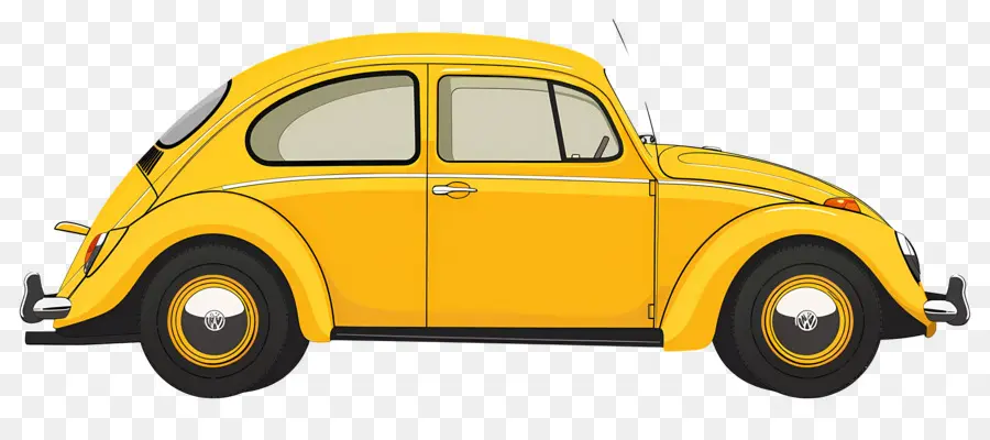 Carro Animado，Carro Amarelo PNG