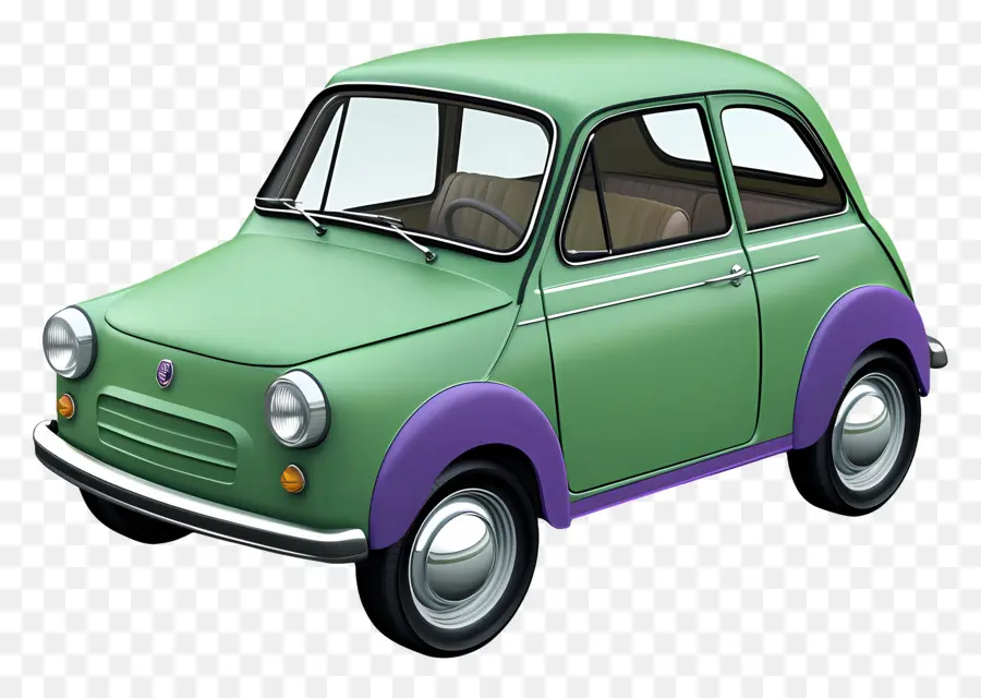 Carro De Desenho Animado，Carro Verde PNG