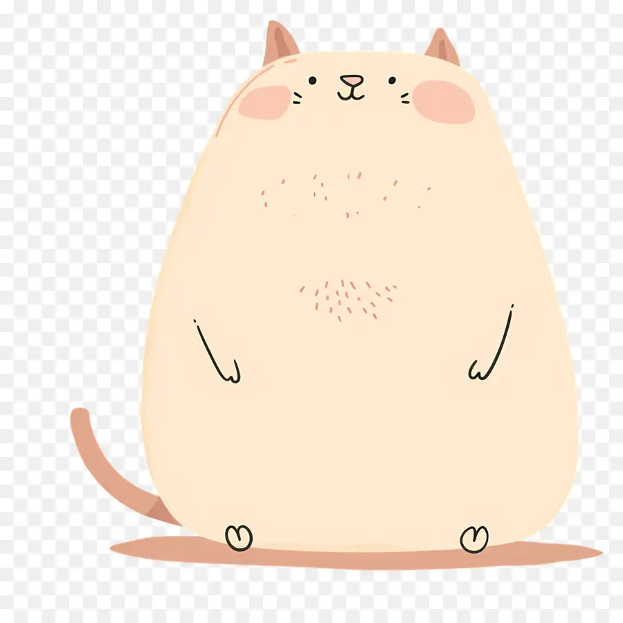 Gato Fofo，Gato Bege PNG