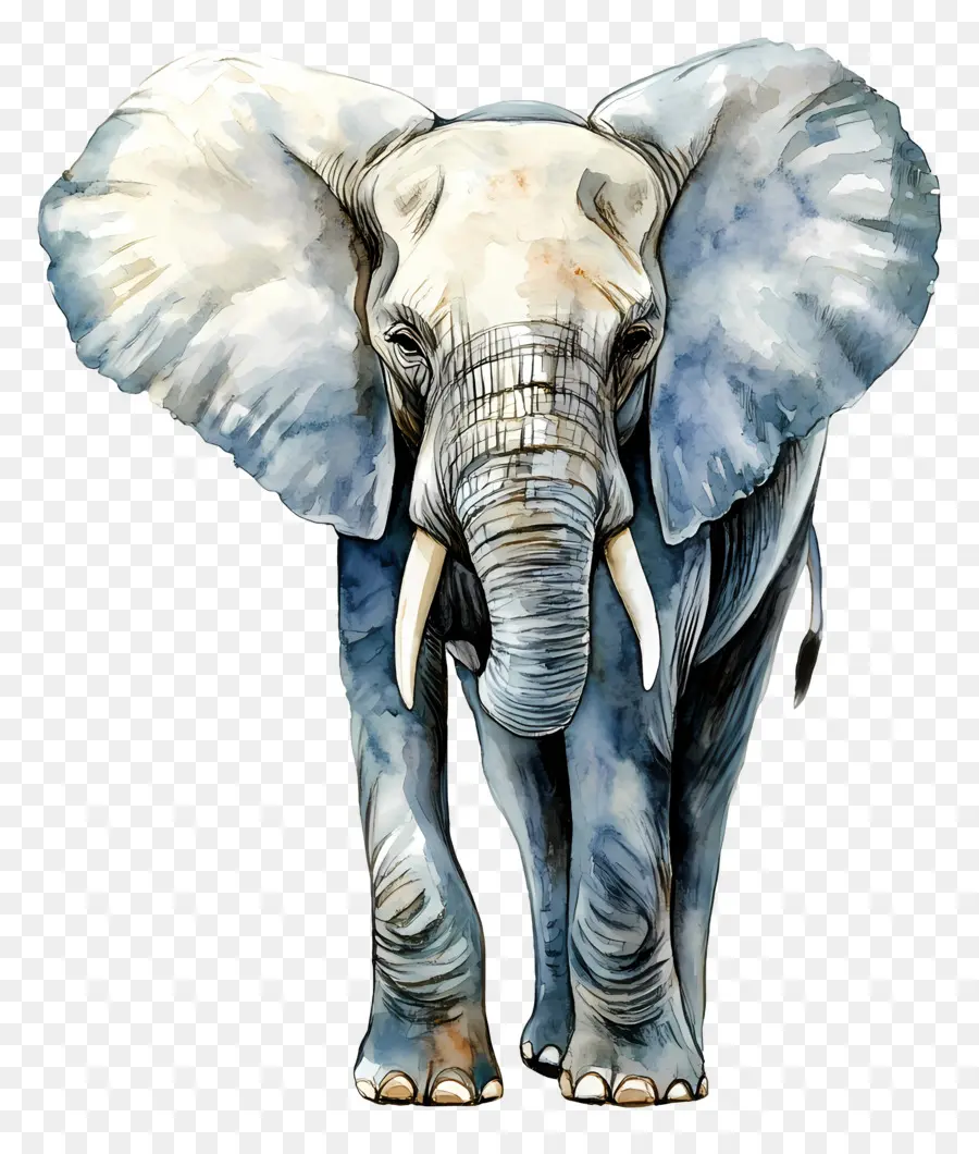 Elefante Aquarela，Elefante PNG