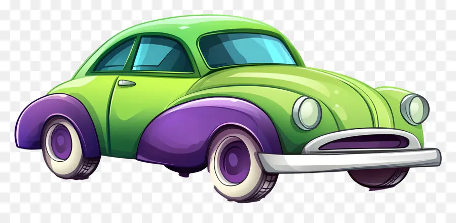 Carro De Desenho Animado，Carro Colorido PNG