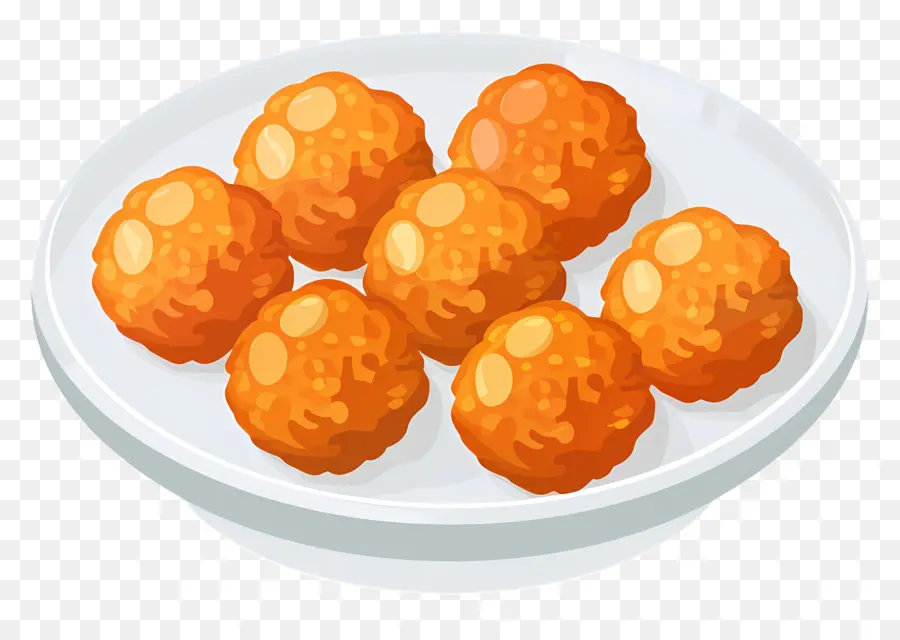 Doces Indianos，Bolas Laranja PNG