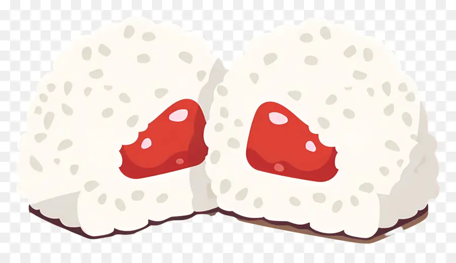 Umeboshi Onigiri，Onigiri Com Recheio PNG