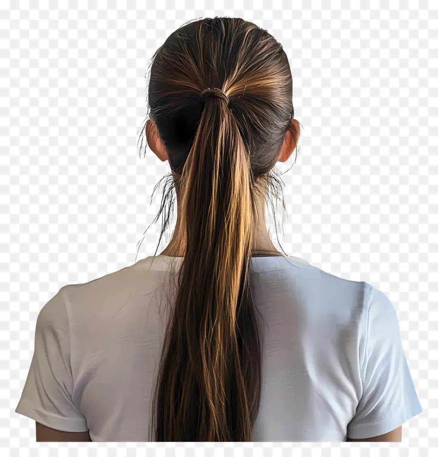 Cabelo De Menina，Mulher Com Rabo De Cavalo PNG