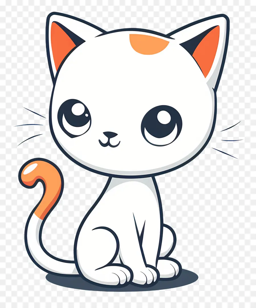 Gato Kawaii，Gato Fofo PNG