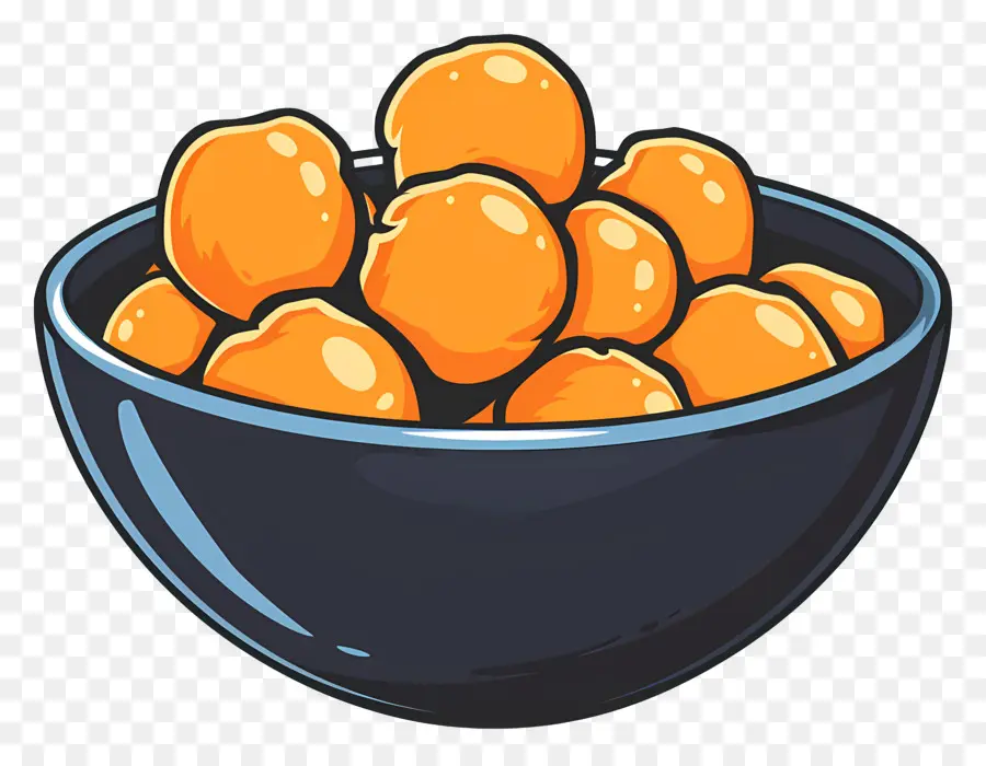 Doces Indianos，Bolas Laranja PNG