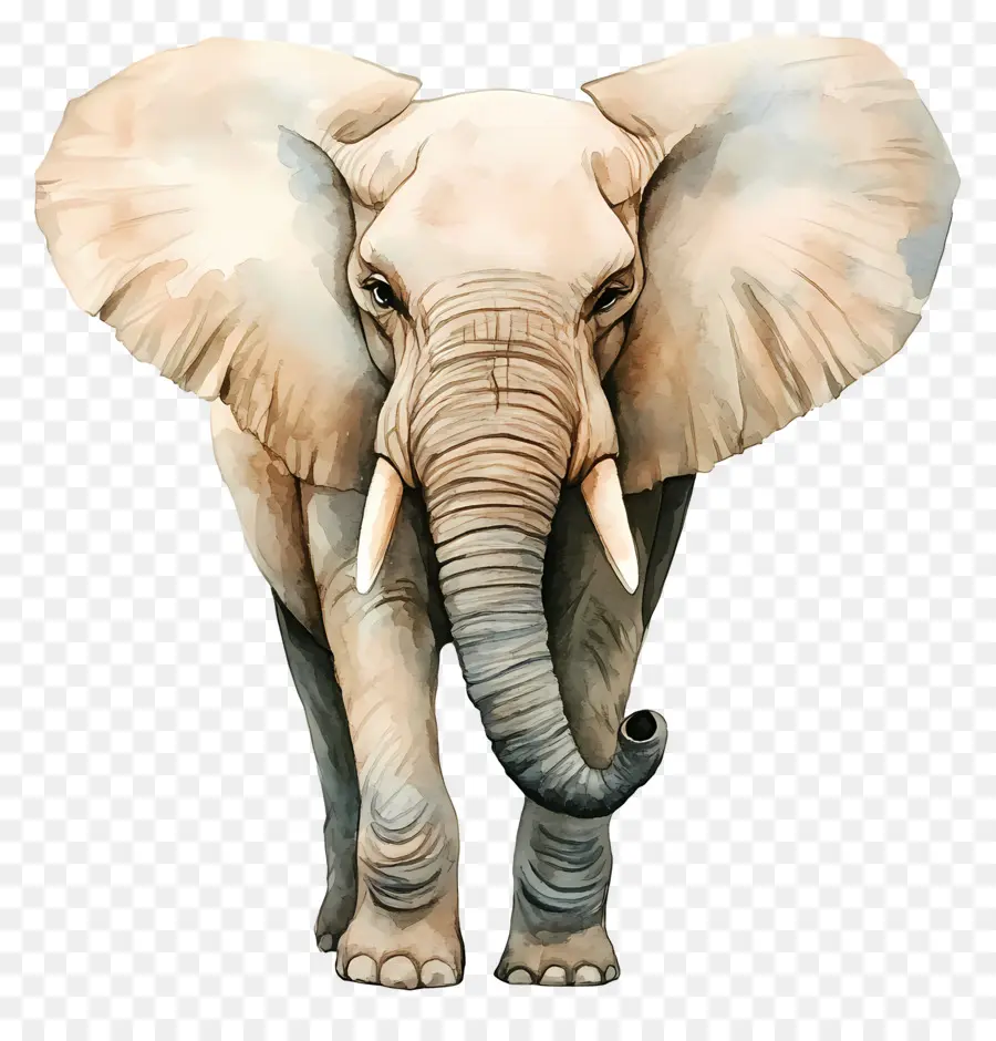 Elefante Aquarela，Elefante PNG