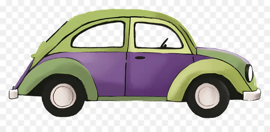 Carro De Desenho Animado，Carro Colorido PNG