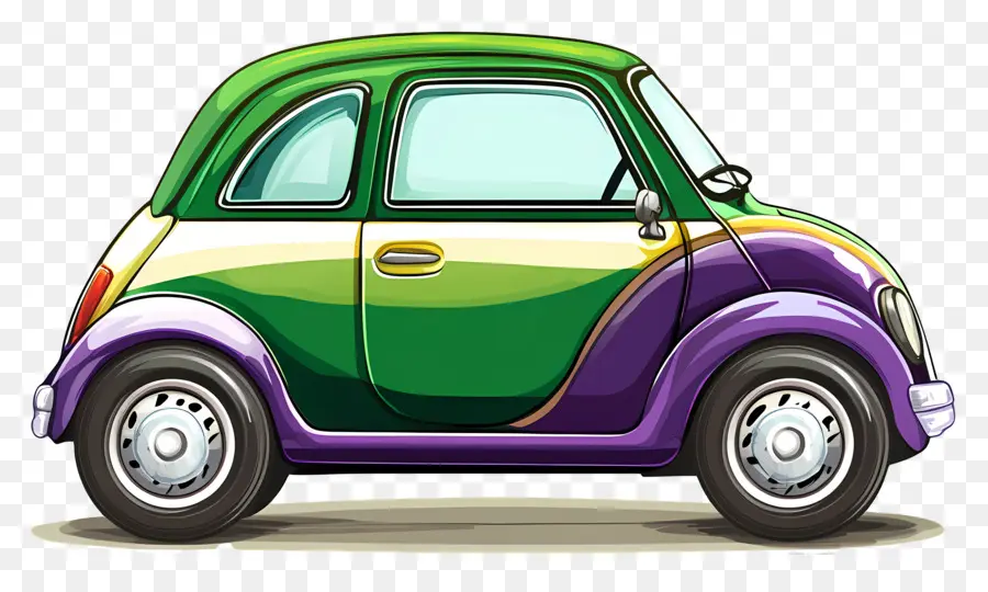 Carro De Desenho Animado，Carro Colorido PNG