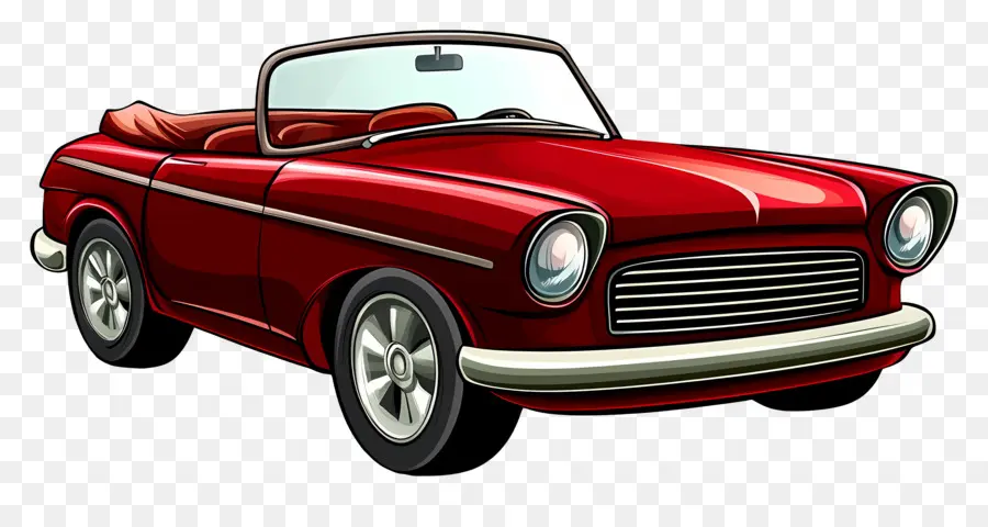 Carro Animado，Carro Vermelho PNG