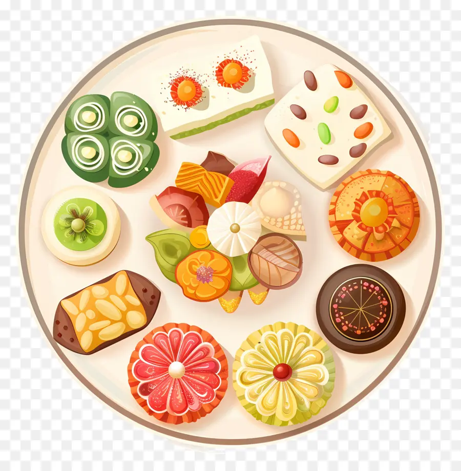 Doces Indianos，Doces Sortidos PNG