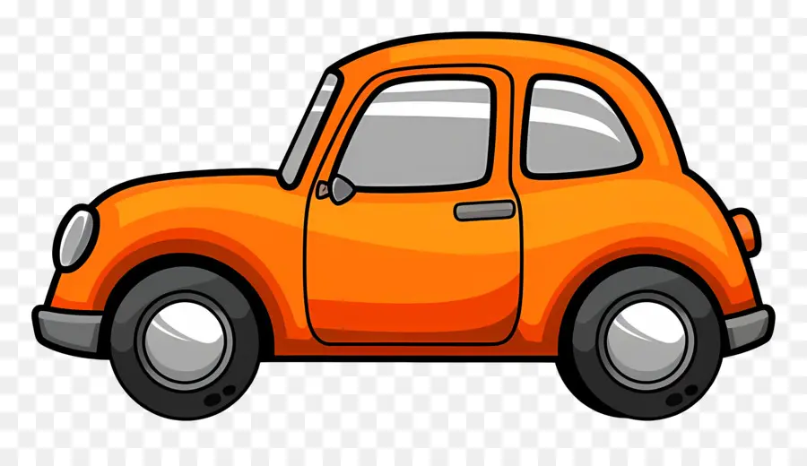 Carro De Desenho Animado，Carro Amarelo PNG