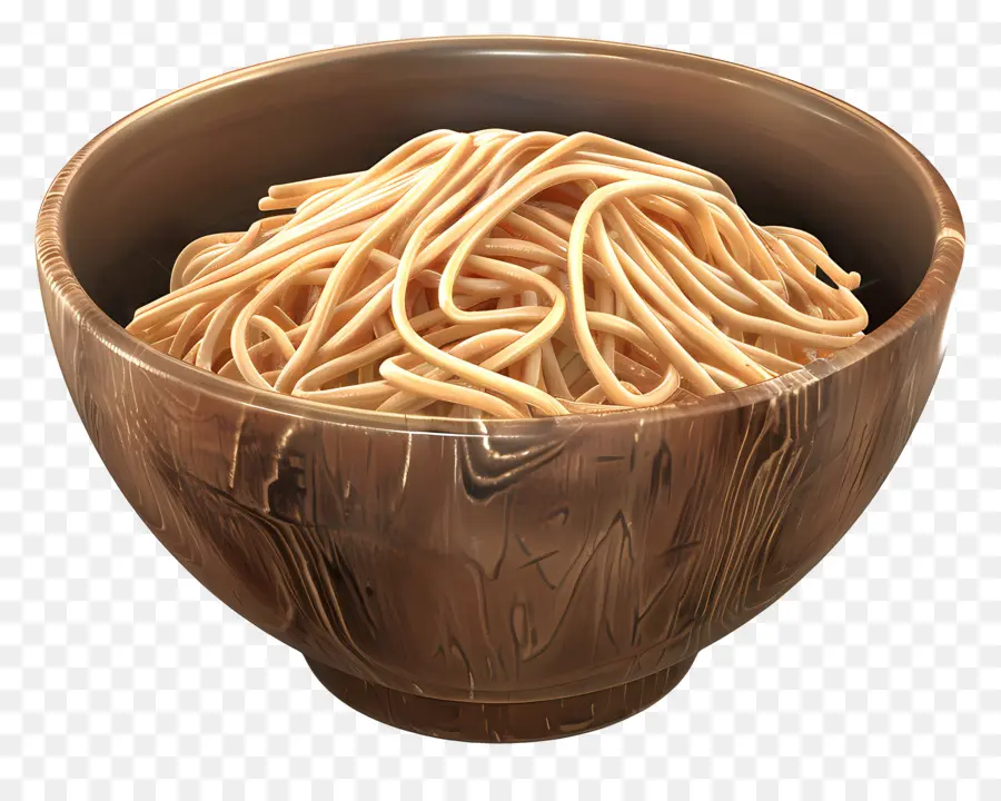 Macarrão Soba，Macarrão Simples Em Tigela PNG