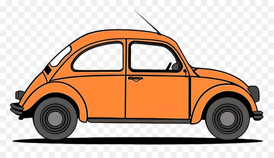 Carro De Desenho Animado，Carro Amarelo PNG