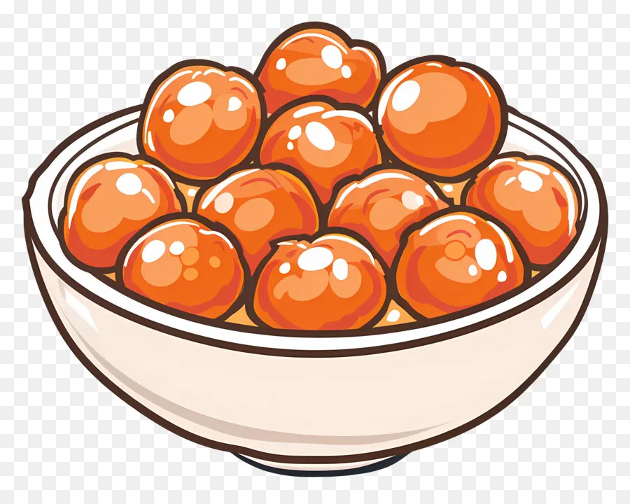 Doces Indianos，Bolas Laranja PNG